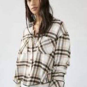 Pre-owned BDG Karl Slouchy Flannel Button-Down Shirt from Urban Outfitters, size